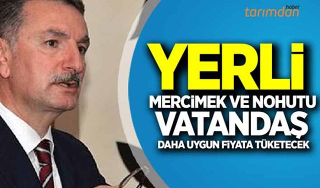 TMO yerli mercimek ve nohutu PTT ile vatandaşa ulaştıracak!