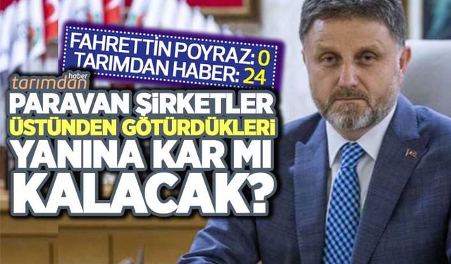 Fahrettin Poyraz 0 Tarımdan Haber 24!