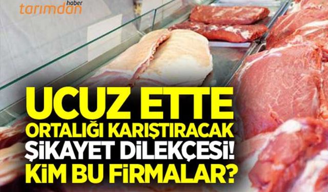 Ucuz ette şok şikâyet dilekçesi!