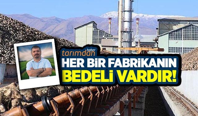 Her fabrikanın bir bedeli vardır!