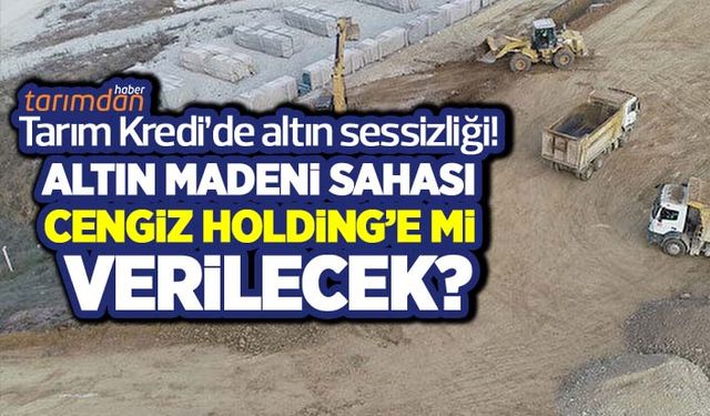 Tarım Kredi’de altın sessizliği! Altın madeni sahası Cengiz Holdinge mi devredilecek?