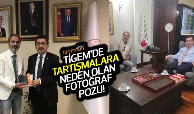 TİGEM’de tartışmalara neden olan fotoğraf pozu!