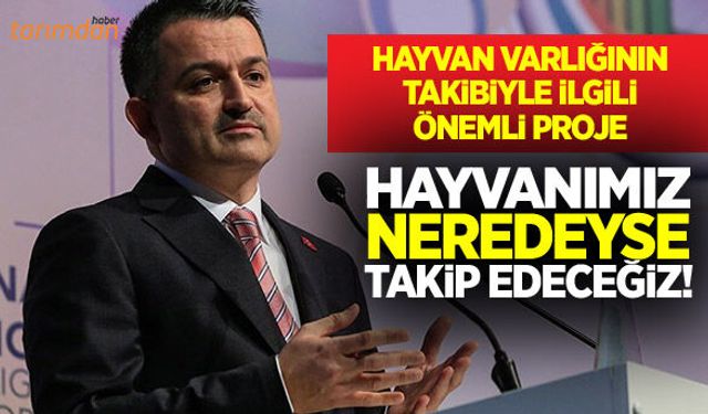 Pakdemirli: Hayvanları bire bir takip edeceğiz