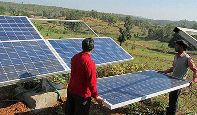 Tokat’ta güneş paneli dağıtımı yapıldı