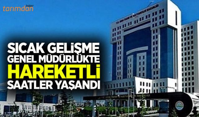 Tarımda sıcak gelişme: Genel Müdür istifa mı etti görevden mi alındı?