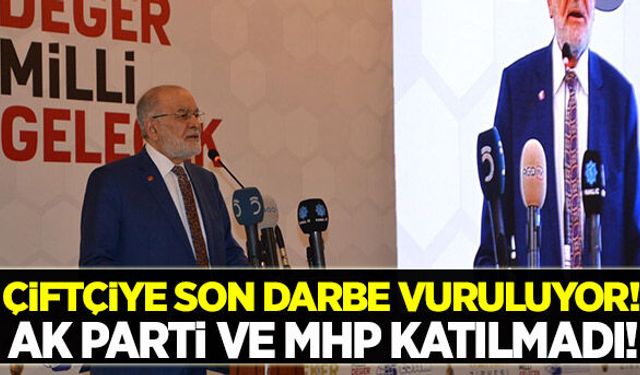 Çiftçiye son darbe vuruluyor!