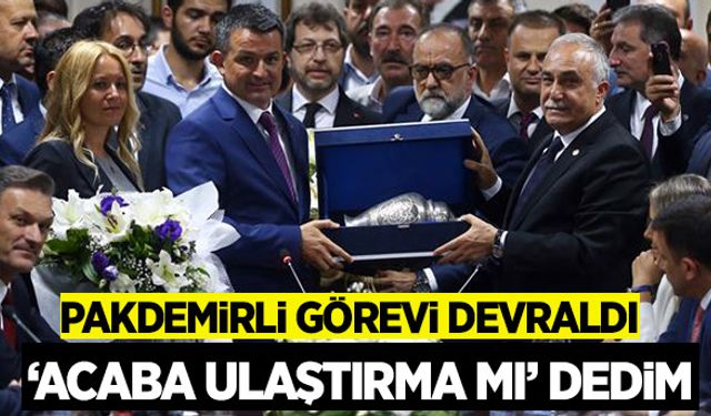 Tarım ve Orman Bakanı Pakdemirli görevi devraldı