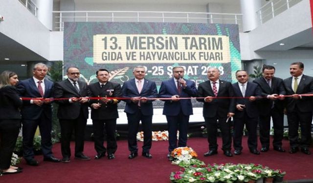 Mersin Tarım, Gıda Ve Hayvancılık Fuarı Açıldı