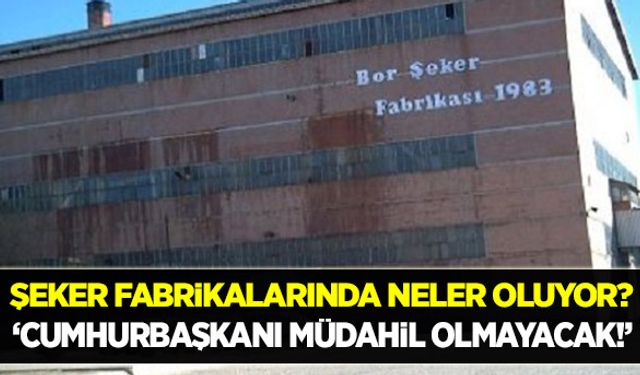 Şeker fabrikalarının satışında neler oluyor?