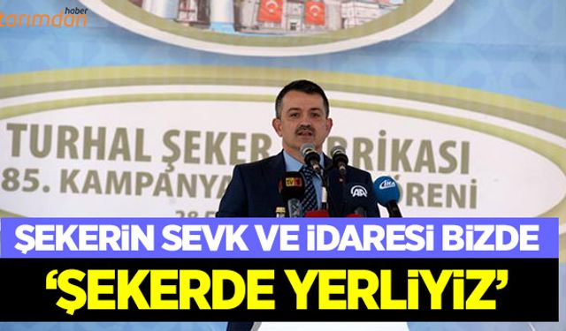 Şekerde kendi ihtiyacımızı karşılıyoruz!