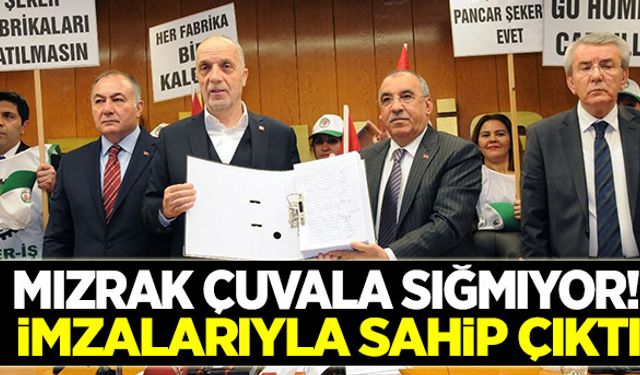 Şekerde mızrak çuvala sığmıyor!