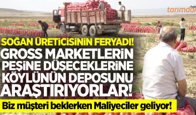 Soğan üreticisinin feryadı: Stokçuyu yanlış yerde arıyorlar!