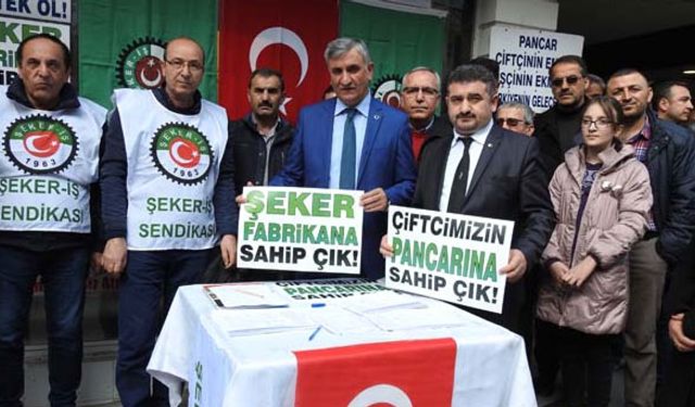 Şeker Fabrikaları için imza kampanyası