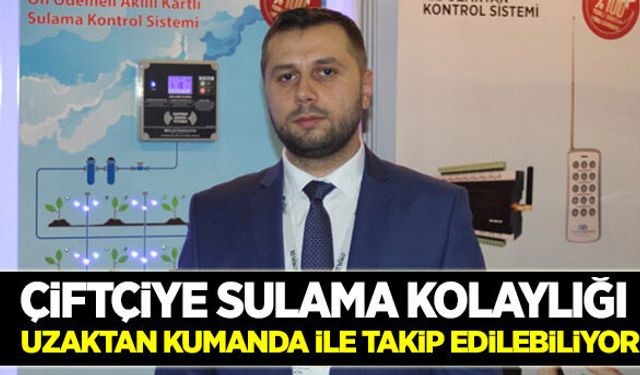 Çiftçiye sulama kolaylığı