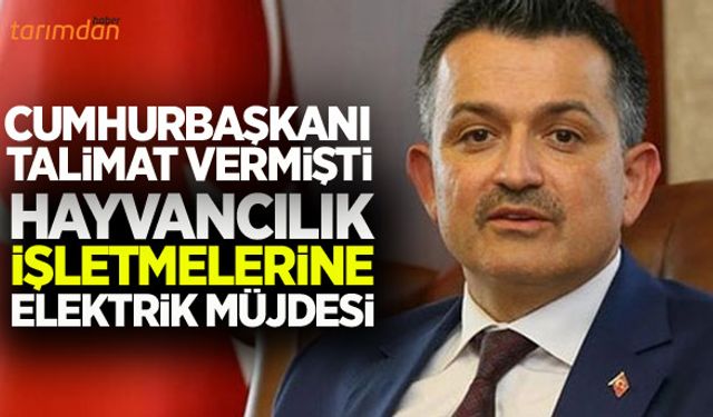 Hayvancılık işletmelerine müjde