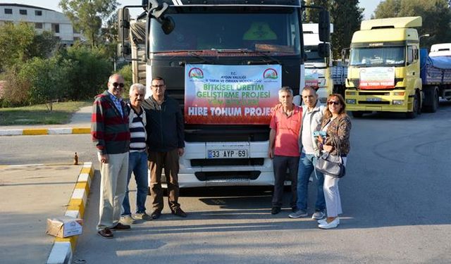 Aydın’da 490 bin ton tohum dağıtıldı