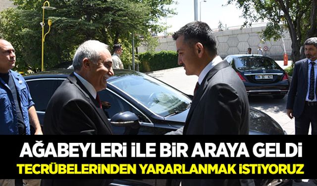 Pakdemirli eski Bakanlarla görüştü!