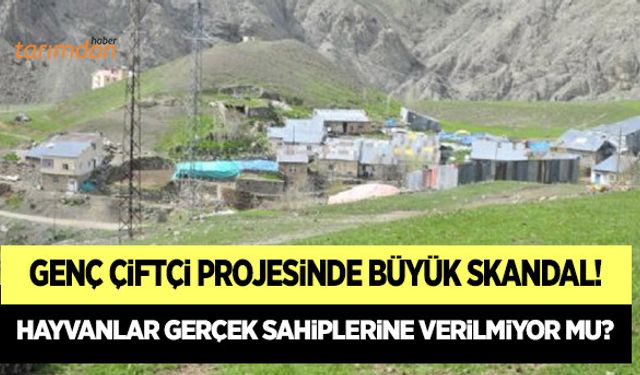 Genç çiftçi projesinde büyük skandal!