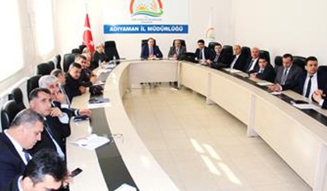 Adıyaman’da planlama toplantısı yapıldı