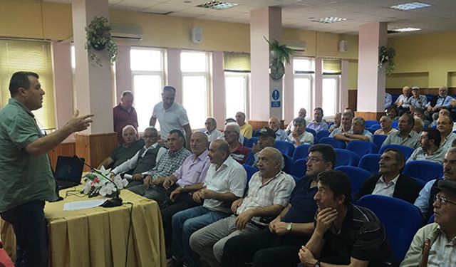 Çiftçiye ÇATAK eğitimi verildi