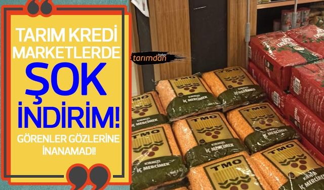 Tarım Kredi Marketlerde şok indirim! Kanadalı çiftçinin ürettiği kırmızı mercimek de indirime girdi!