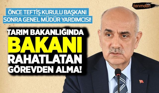 TİGEM'de kamu zararını aklamak için imza attıramadıkları genel müdür yardımcısı görevden alındı!