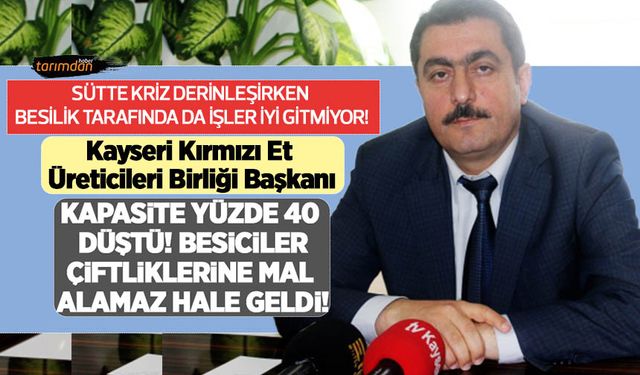 Besiciler en zor günlerini yaşıyor! Kapasite yüzde 40 düştü çiftliklere mal alamaz hale geldiler!
