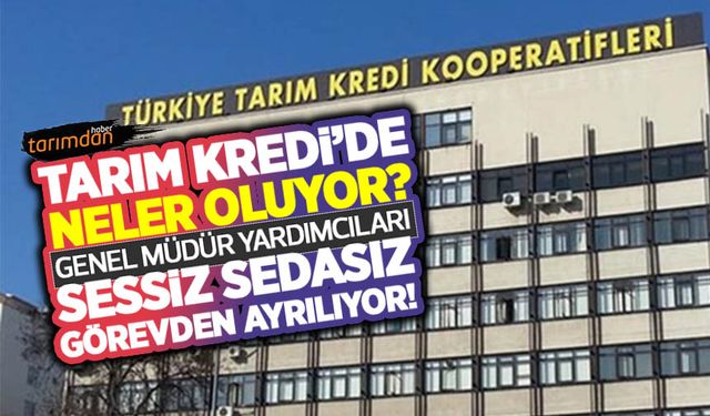 Tarım Kredide genel müdür yardımcıları sessiz sedasız istifa ediyor! Geçmişe dönük hangi kararlar Genel Kurulda aklandı?