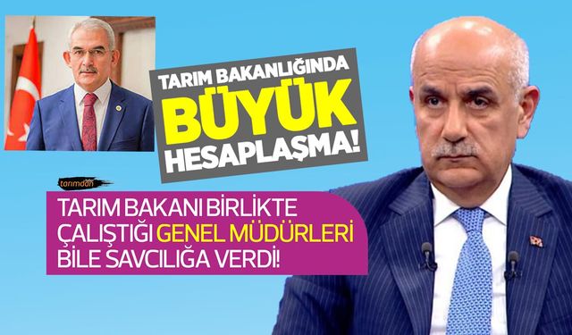 Seçime giderken Tarım Bakanlığında büyük hesaplaşma: Vahit Kirişçi birlikte çalıştığı bürokratları savcılığa verdi!