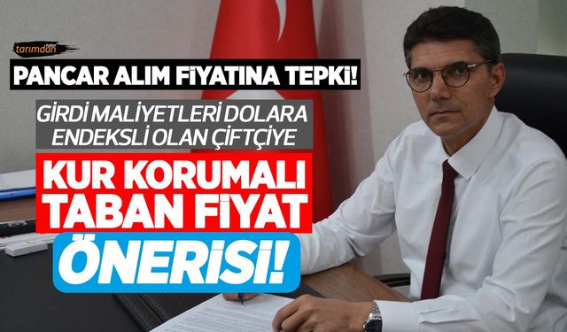 Girdi maliyetleri dolara bağlı olan çiftçiye 'Kur Korumalı Taban Fiyat' önerisi!