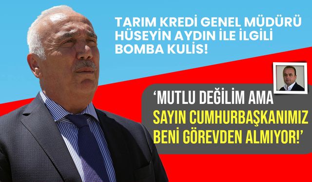 Mutlu değilim ama sayın Cumhurbaşkanımız beni görevden almıyor!