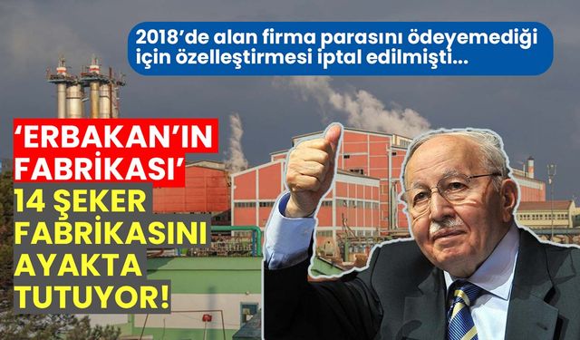 Konya'da özelleştirmeden son anda kurtulan şeker fabrikası Türkşeker'i ayakta tutuyor!