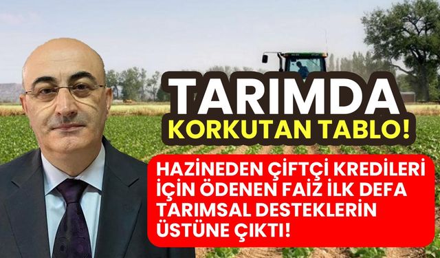 Tarımda korkutan tablo! Sübvansiyonlu kredi faiz ödemeleri yüzde 755 arttı!