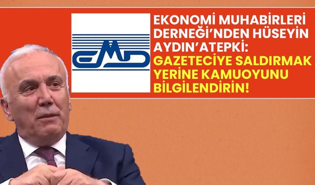 EMD'den Tarım Kredi Genel Müdürü Hüseyin Aydın’a tepki! Gazeteciye saldırmak yerine kamuoyunu bilgilendirin!