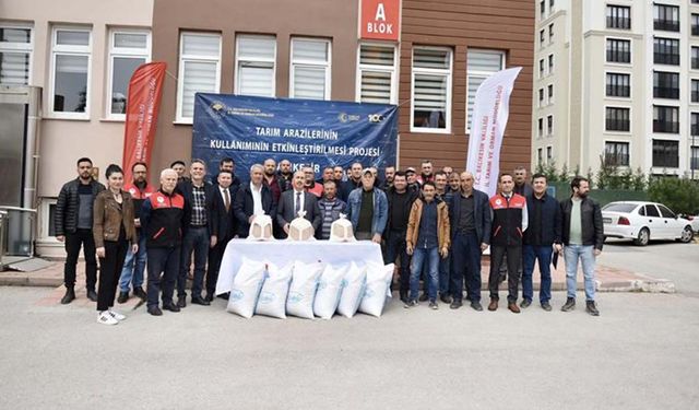 Çiftçiye yüzde 75 hibeli 13,5 ton nohut tohumu desteği!