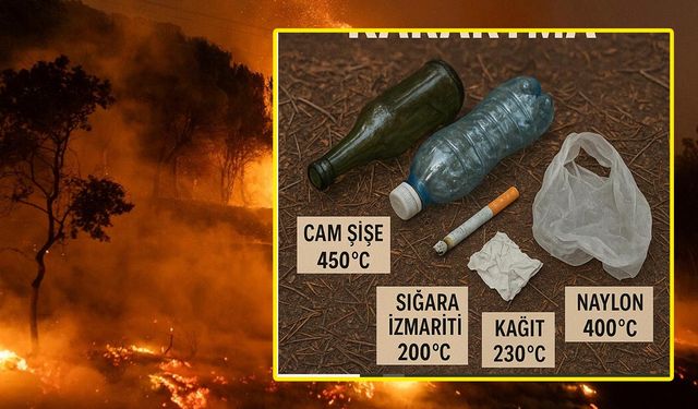 Doğaya atılan cam, plastik, naylon, kağıt ve izmarit orman yangınlarını nasıl tetikliyor?