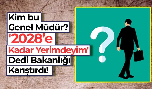 Kim bu Genel Müdür? '2028’e kadar yerimdeyim' dedi, Tarım Bakanlığını karıştırdı!