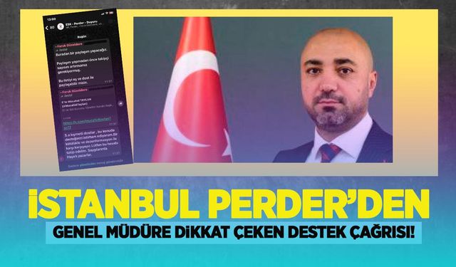 İstanbul PERDER’den Mücahid Taylan’a dikkat çeken destek çağrısı