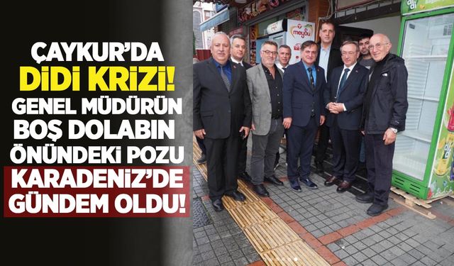 Çaykur’da DİDİ krizi: Genel Müdürün boş dolap önündeki pozu Karadeniz’de gündem oldu