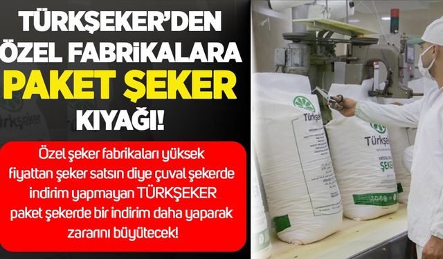 Türkşeker paket şekerde indirime gitti, çuval şekerde fiyat sabit kaldı: Siyasi baskı iddiaları gündemde