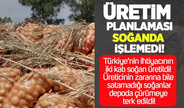 Soğan fiyatları neden düştü? Üretim planlaması sahada karşılık bulmadı