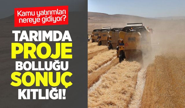 Tarımda proje bolluğu, sonuç kıtlığı: Kamu yatırımları nereye gidiyor?