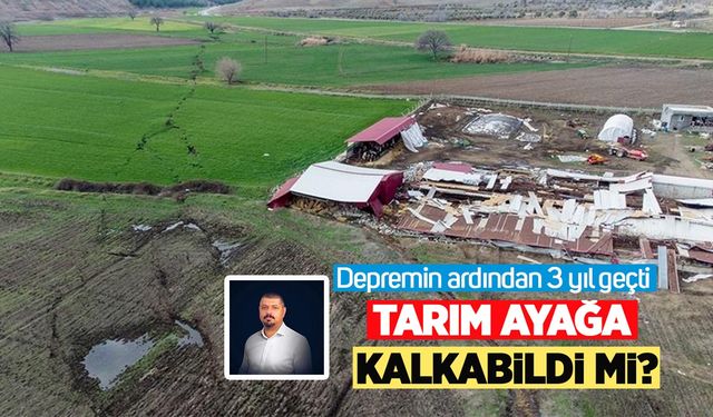 Depremin ardından 3 yıl geçti: Tarım ayağa kalkabildi mi?