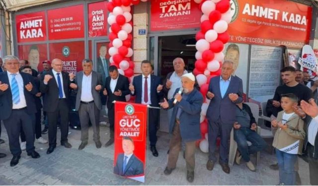 Pancar Kooperatifi seçimlerinde aday Ahmet Kara seçim bürosunu açtı!