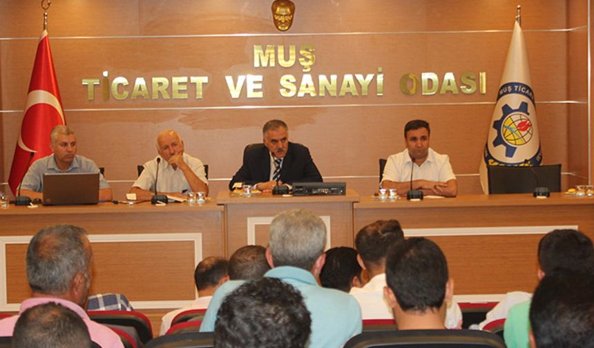 Muş’ta desteklemelerle ilgili bilgilendirme yapıldı