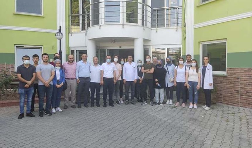 Uşak'ta stajyer öğrenciler Muratbey Gıda'yı ziyaret etti