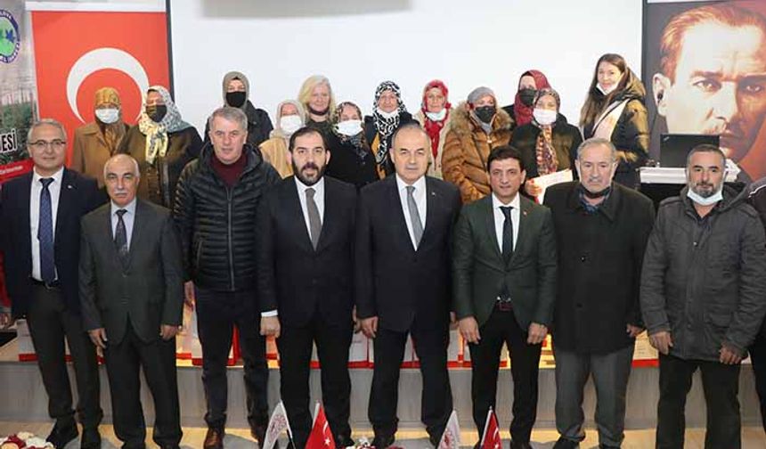 Çiftçiye fasulye tohumu dağıtıldı