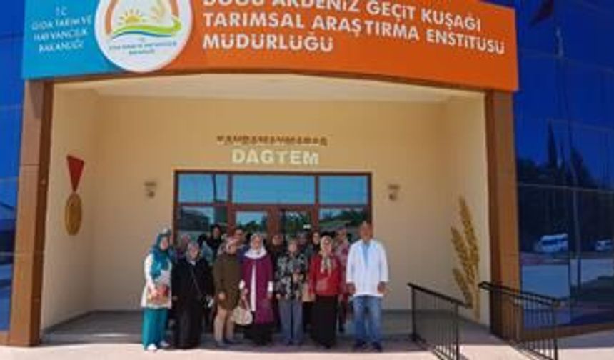 Kadın çiftçilere yönelik teknik gezi tertiplendi