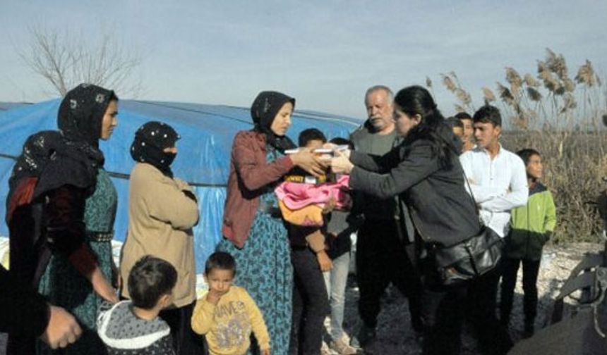 Mevsimlik tarım işçilerine yardım