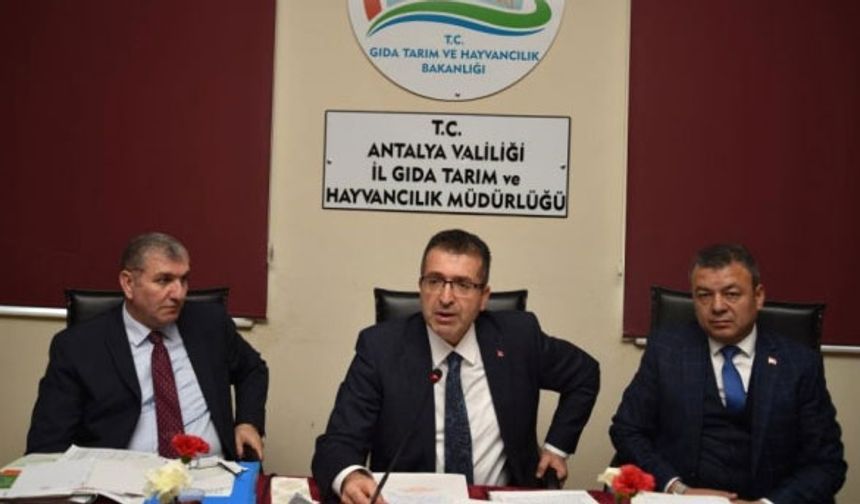 Antalya tarımı masaya yatırıldı
